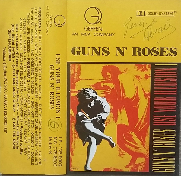 Guns N' Roses – Use Your Illusion I (1991, Cassette) - Discogs