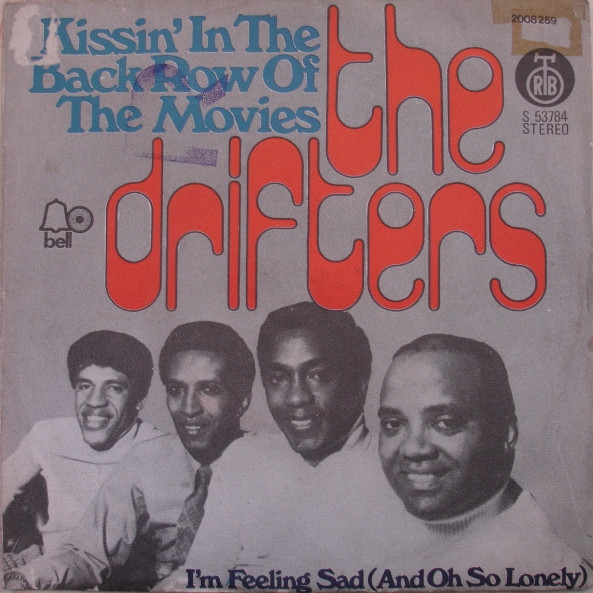 The Drifters Kissin In The Back Row Of The Movies 1974 Vinyl