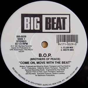 B.O.P. - Come On, Move With The Beat album cover