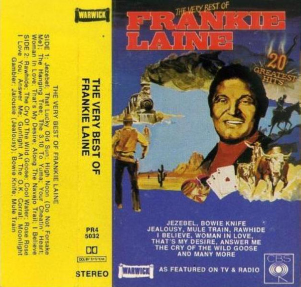 Frankie Laine – The Very Best Of Frankie Laine (1977, Vinyl) - Discogs