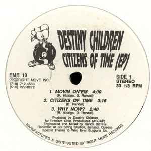 The Destiny Children – Citizens Of Time EP (1992, Vinyl) - Discogs