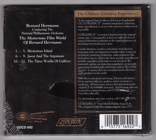 baixar álbum Bernard Herrmann National Philharmonic Orchestra - The Mysterious Film World Of Bernard Herrmann