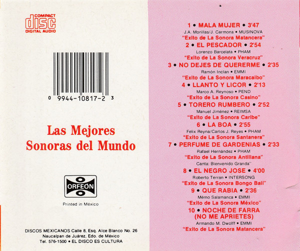 télécharger l'album Various - Las Mejores Sonoras Del Mundo Vol1