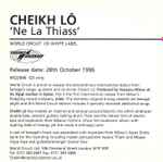Cover of Ne La Thiass, 1996, CD