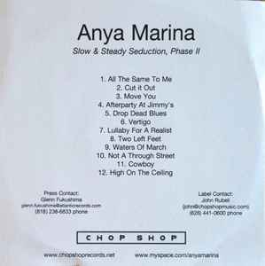 Anya Marina Slow Steady Seduction Phase II 2009 CDr Discogs