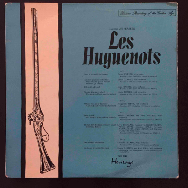 descargar álbum Giacomo Meyerbeer - Les Huguenots