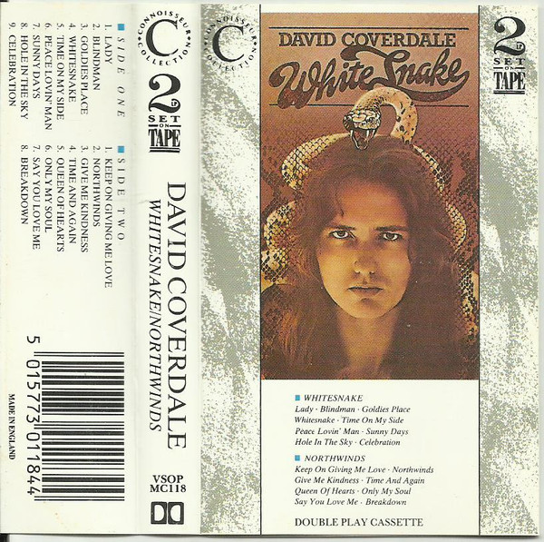 David Coverdale – Whitesnake Northwinds (1988, Dolby, Cassette) Discogs