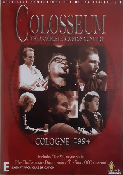 Colosseum – The Complete Reunion Concert (2006, DVD 9 , DVD) - Discogs