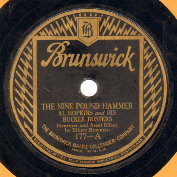 last ned album Al Hopkins And His Buckle Busters - The Nine Pound Hammer C C O No 558