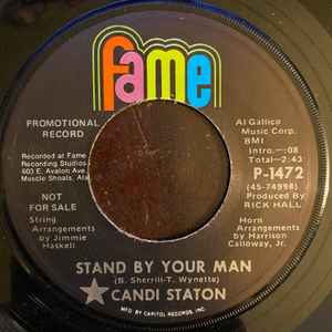 Candi Staton – Stand By Your Man / How Can I Put Out The Flame (1970, Vinyl)  - Discogs