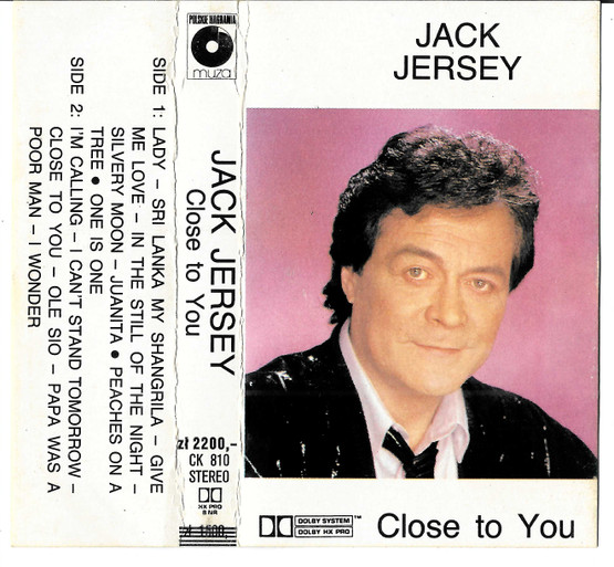 Doorweekt kalligrafie Pygmalion Jack Jersey - Close To You | Releases | Discogs