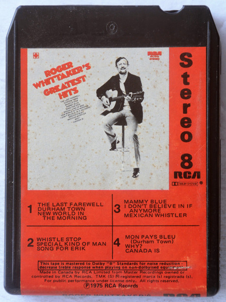 Roger Whittaker – Greatest Hits (1975, Vinyl) - Discogs