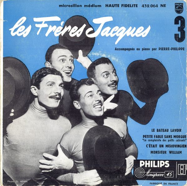 ladda ner album Les Frères Jacques - 3 Le Bateau Lavoir