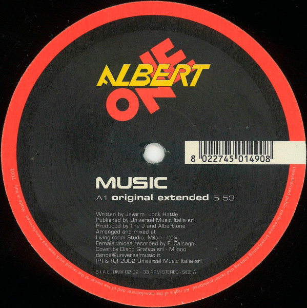 Albert One Music 2002 Vinyl Discogs