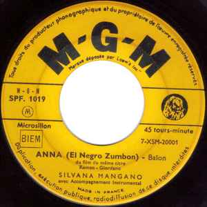 Silvana Mangano - Anna (El Negro Zumbon) album cover