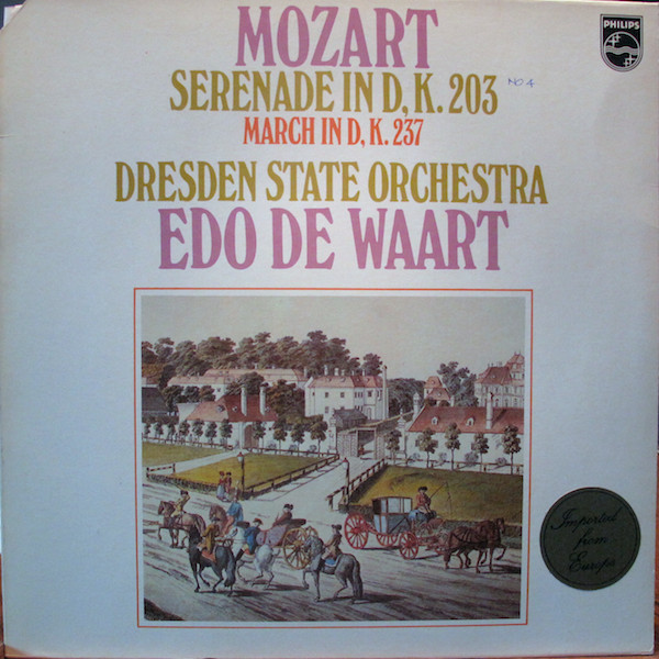 6500 627 - MOZART - Serenase In D / Marces DE WAART Dresden SO