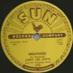 Cover of Breathless / Down The Line , 1958, Shellac