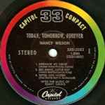 Cover of Today, Tomorrow, Forever, 1964-09-00, Vinyl