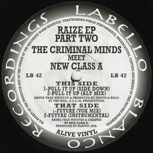 The Criminal Minds - Raize EP Part Two album cover