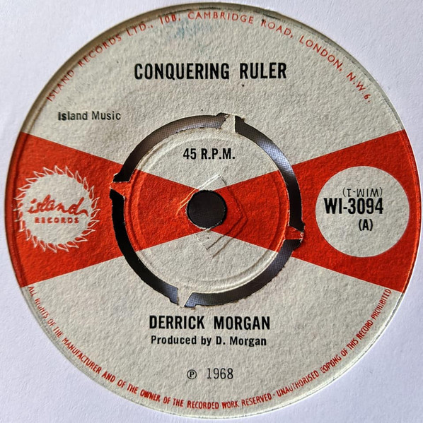 Derrick Morgan / Lloyd & Desmond - Conquering Ruler / Red Bum Ball