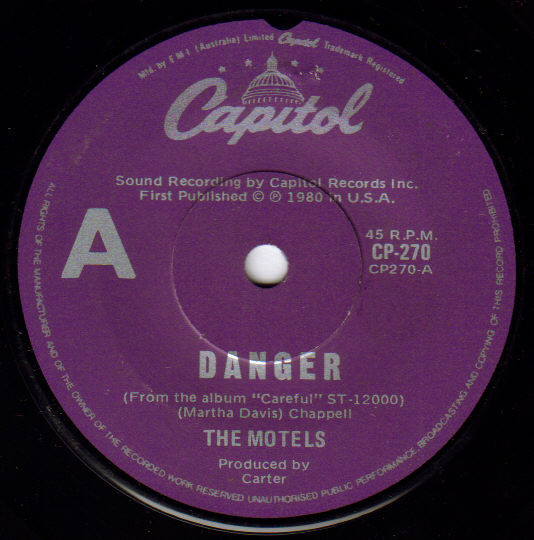 The Motels - Danger | Releases | Discogs