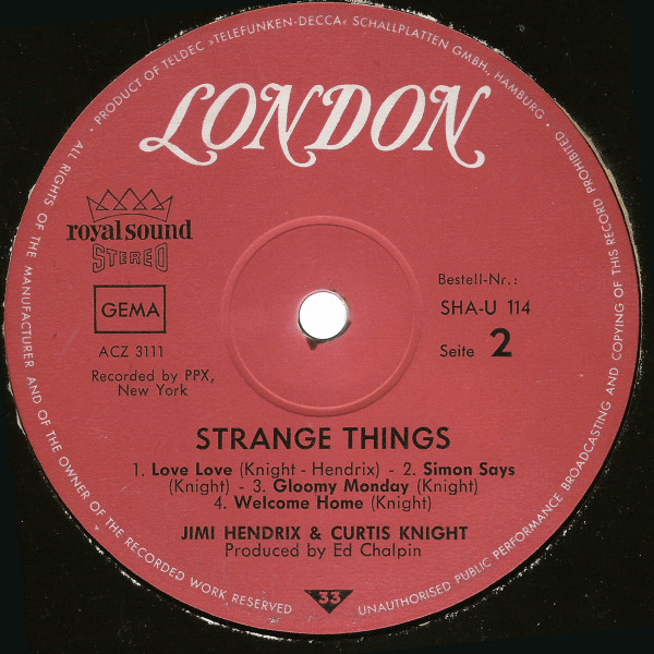 baixar álbum Jimi Hendrix & Curtis Knight - Strange Things