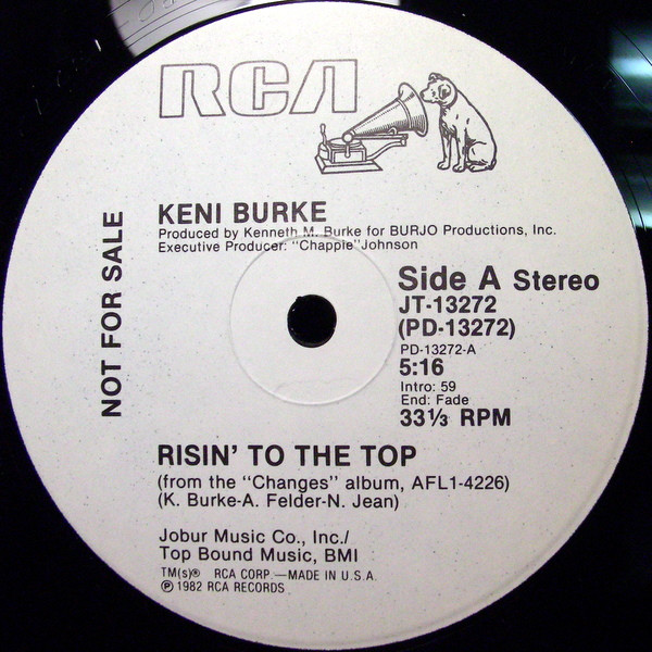 Keni Burke – Risin' To The Top (1982, Vinyl) - Discogs