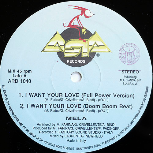 last ned album Mela - I Want Your Love