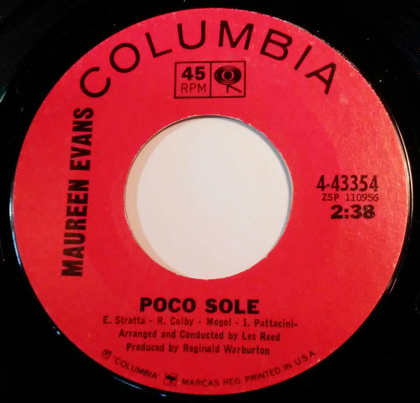 télécharger l'album Maureen Evans - Never Let Him Go Poco Sole