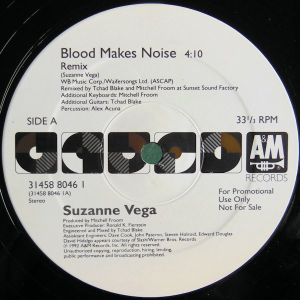 Suzanne Vega – Blood Makes Noise (1992, Vinyl) - Discogs