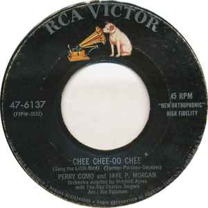Perry Como - Chee Chee-Oo Chee (Sang The Little Bird) / Two Lost Souls album cover