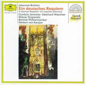 Johannes Brahms - Ein Deutsches Requiem (A German Requiem • Un Requiem Allemand) album cover