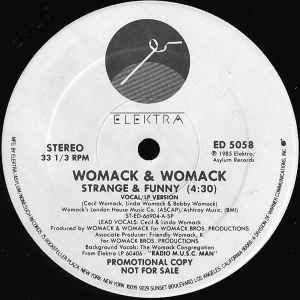 Womack & Womack – Strange & Funny (1985, Vinyl) - Discogs