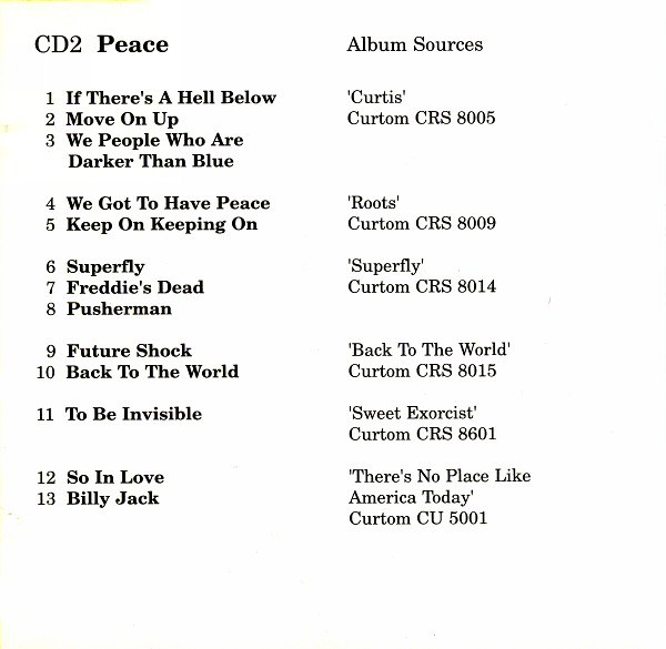 ladda ner album Download Curtis Mayfield - Love Peace Understanding album