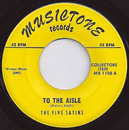 The Five Satins To The Aisle Just To Be Near You 1961 Vinyl   OS00NzU0LmpwZWc 