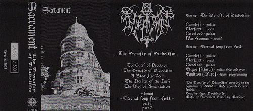 ladda ner album Sacrament - The Dynasty Of Diabolism