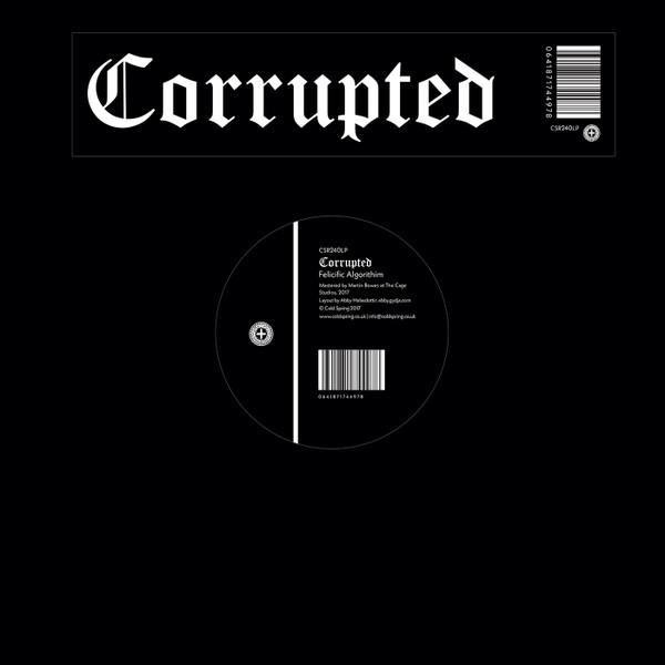 descargar álbum Corrupted - Felicific Algorithim