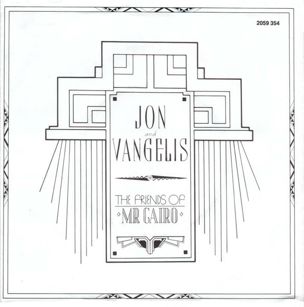 Jon & Vangelis – The Friends Of Mr. Cairo (1981, Vinyl) - Discogs