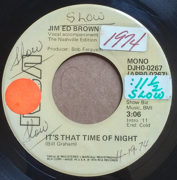 Album herunterladen Jim Ed Brown - Its That Time Of Night