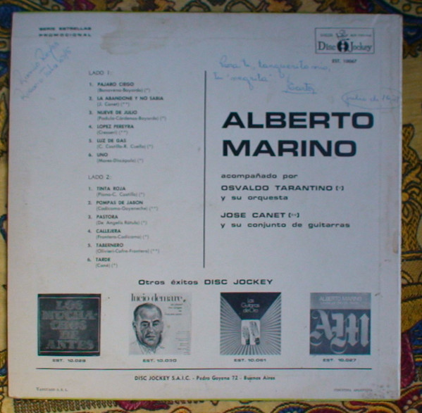 ladda ner album Alberto Marino - La Voz De Oro Del Tango