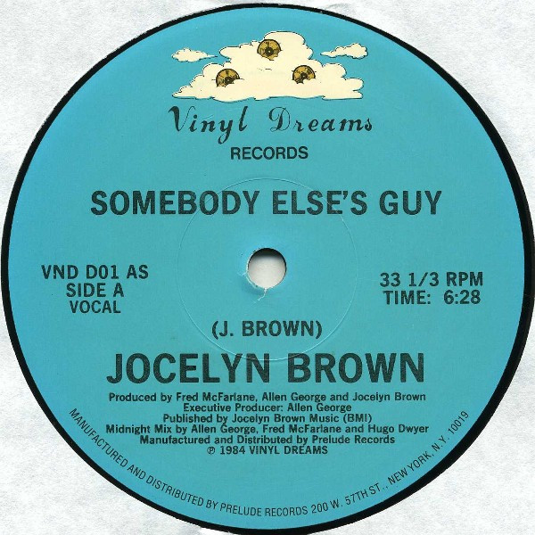 Jocelyn Brown - Somebody Else's Guy | Releases | Discogs