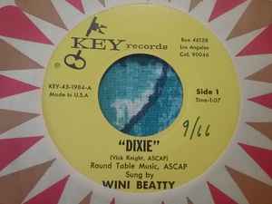 Wini Beatty - Dixie album cover