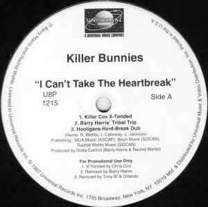 Killer Bunnies - I Can't Take The Heartbreak