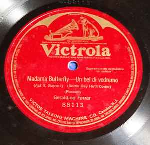Geraldine Farrar - Madama Butterfly -- Un Bel Di Vedremo album cover
