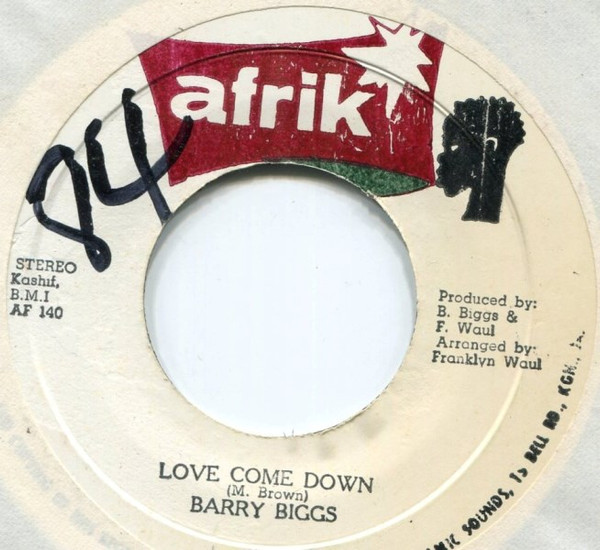 Barry Biggs – Love Come Down (1983, Vinyl) - Discogs