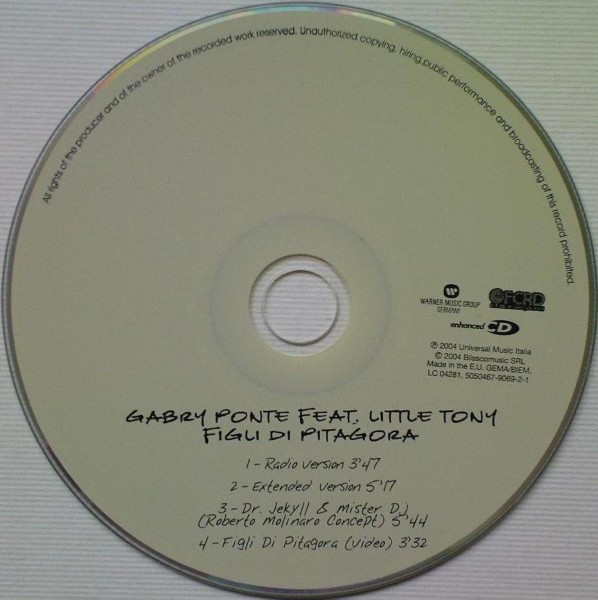 baixar álbum Gabry Ponte feat Little Tony - Figli Di Pitagora