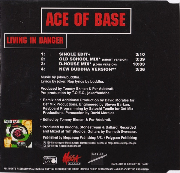 lataa albumi Ace Of Base - Living In Danger