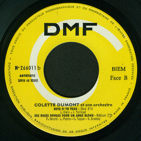 Album herunterladen Colette Dumont Et Son Orchestre - Colette Dumont Et Son Orchestre