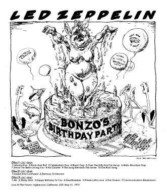 Led Zeppelin – Bonzo's Birthday Party (1973, Vinyl) - Discogs