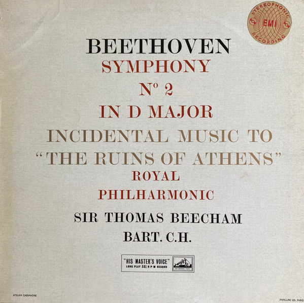 Beethoven, Sir Thomas Beecham, Royal Philharmonic – Symphony No. 2